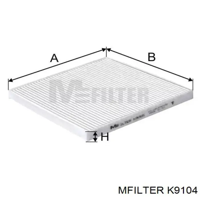 Filtro de habitáculo K9104 Mfilter