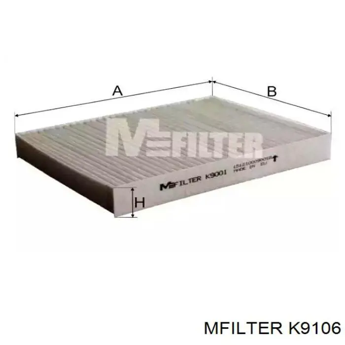 Фильтр воздушный отопителя Mfilter K9106 цена, от 5.26 USD