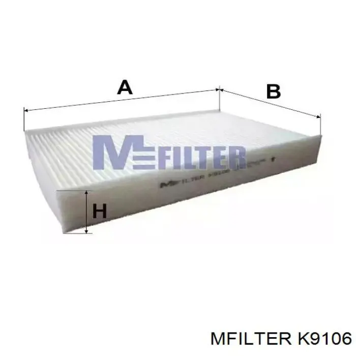 Фильтр салона K9106 Mfilter