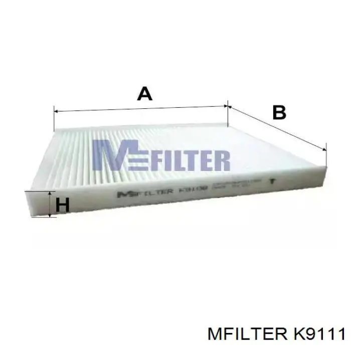 Купить K9111 Mfilter Фильтр салона угольный