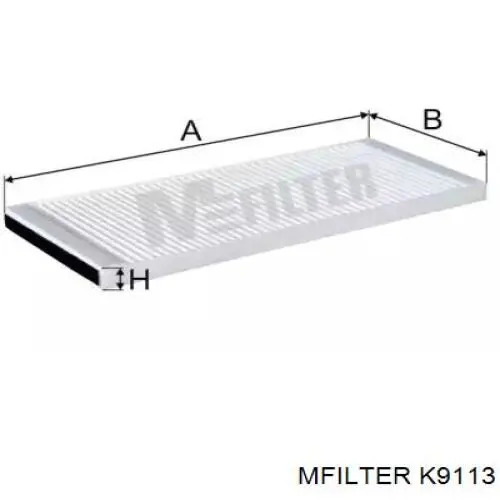 Фильтр салона K9113 Mfilter