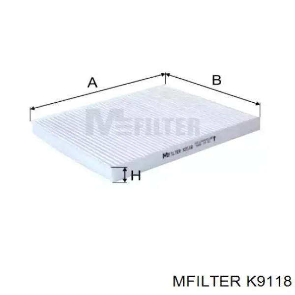 Фильтр салона K9118 Mfilter