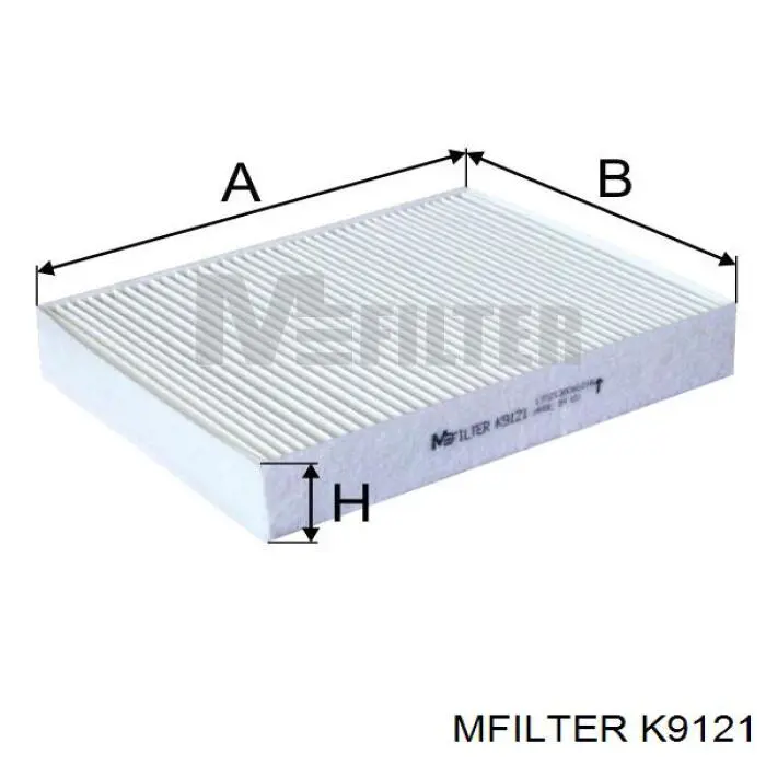 Filtro de habitáculo K9121 Mfilter