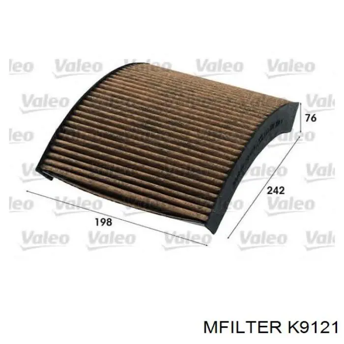 Купить K9121 Mfilter Фильтр салона угольный
