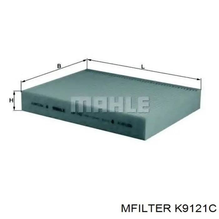 Купить K9121C Mfilter Фильтр салона угольный