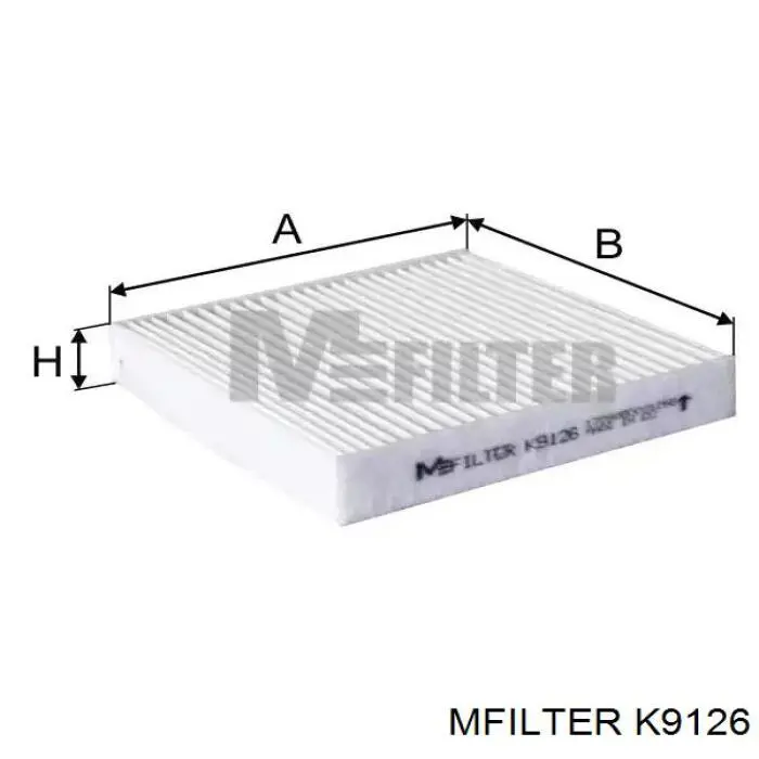 Фильтр салона K9126 Mfilter