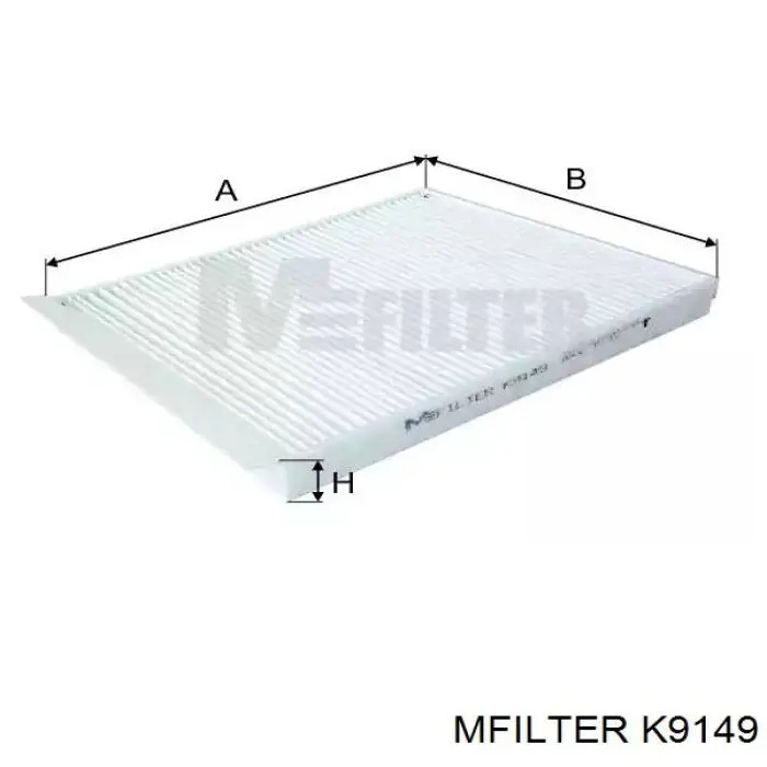 Фильтр салона K9149 Mfilter