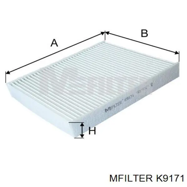 Фильтр салона K9171 Mfilter