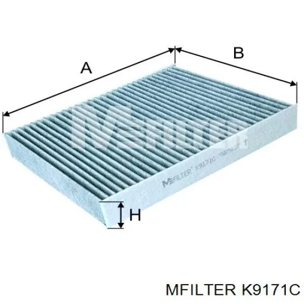 Фильтр салона K9171C Mfilter