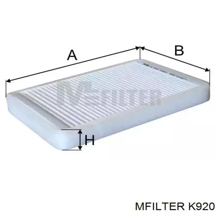 Фильтр салона K920 Mfilter