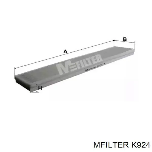 Фильтр воздушный отопителя Mfilter K924 цена, от 6.29 USD
