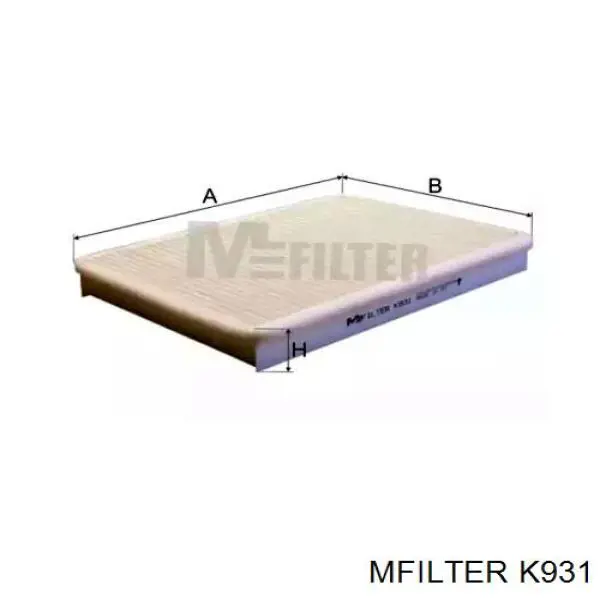 Фильтр воздушный отопителя Mfilter K931 цена, от 5.05 USD