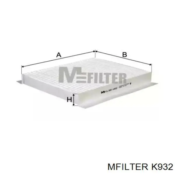 Фильтр салона K932 Mfilter