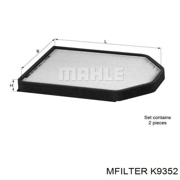 K9352 Mfilter фильтр салона