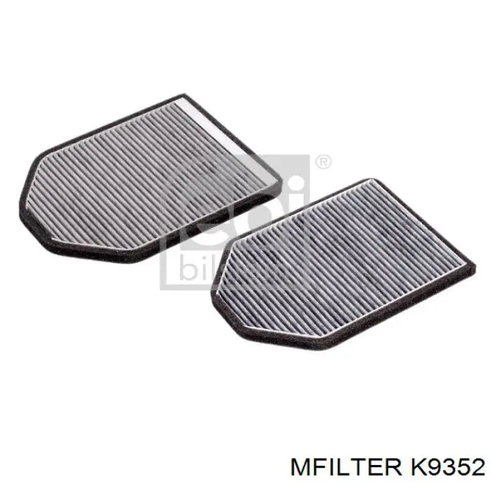 Фильтр воздушный отопителя Mfilter K9352 цена, от 16.75 USD