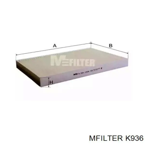 Фильтр воздушный отопителя Mfilter K936 цена, от 3.73 USD