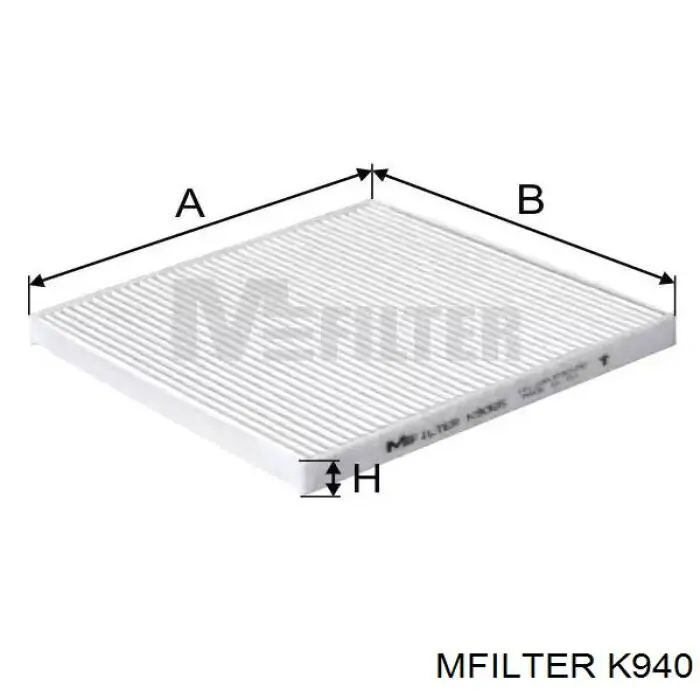 Фильтр воздушный отопителя Mfilter K940 цена, от 6.11 USD