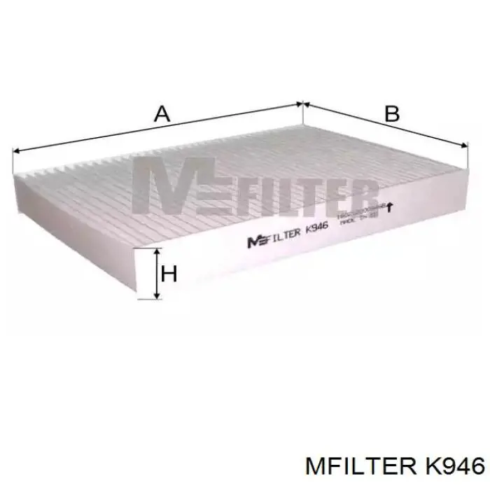 Фильтр салона K946 Mfilter