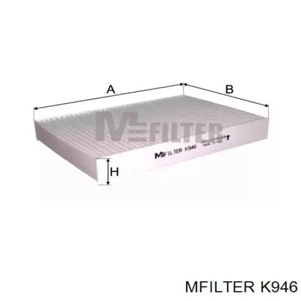 Фильтр воздушный отопителя Mfilter K946 цена, от 3.12 USD