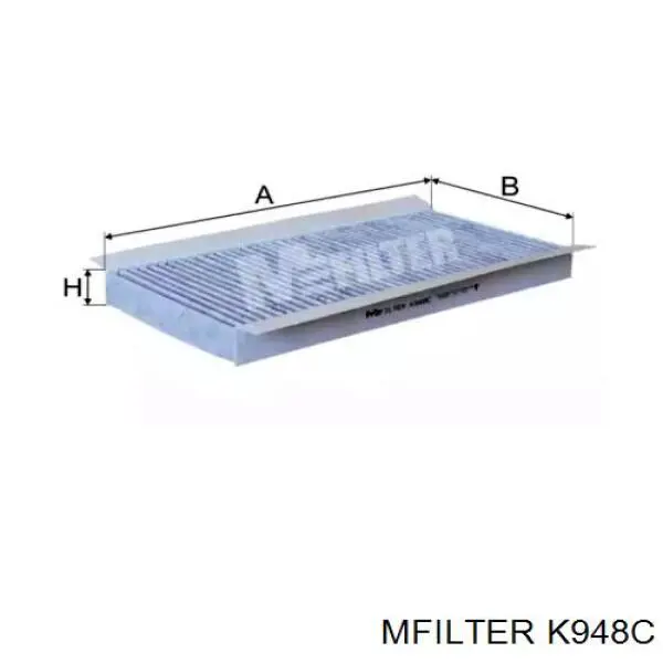 Filtro de habitáculo K948C Mfilter