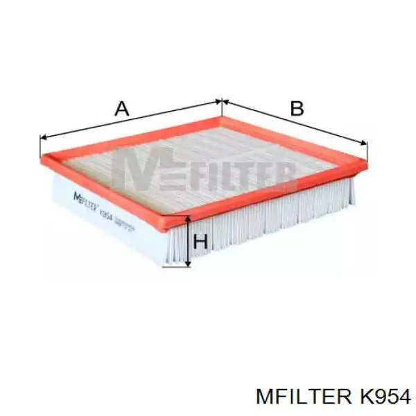 Фильтр салона K954 Mfilter