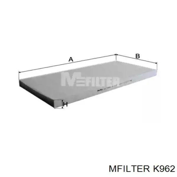 Фильтр воздушный отопителя Mfilter K962 цена, от 11.57 USD