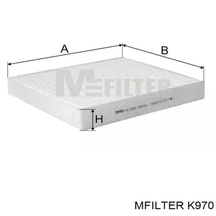 K970 Mfilter фильтр салона
