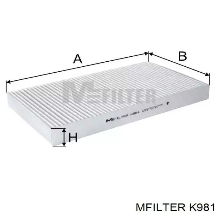K981 Mfilter filtro de salão