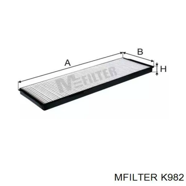 Фильтр воздушный отопителя Mfilter K982 цена, от 10.23 USD