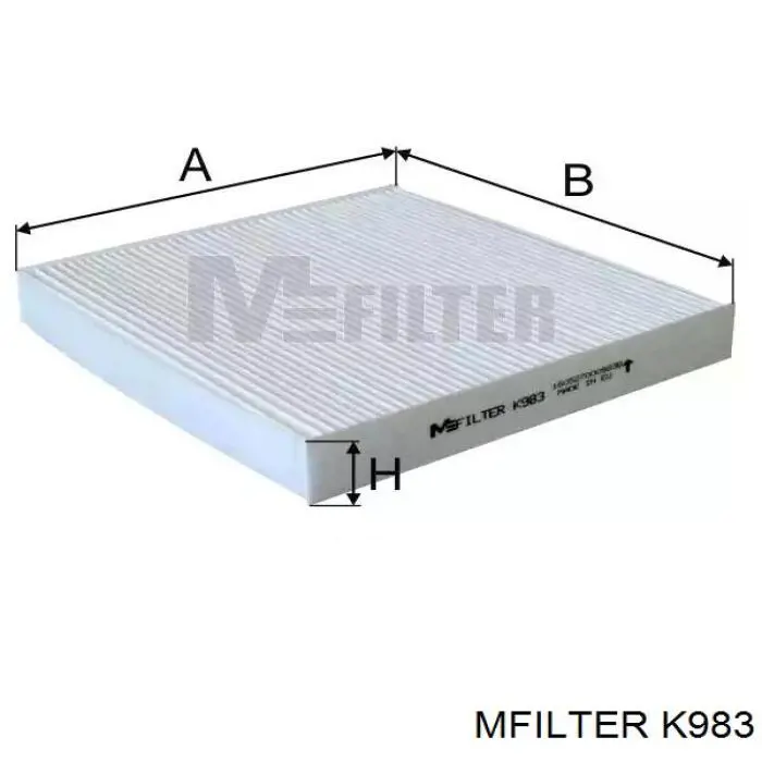 Filtro de habitáculo K983 Mfilter