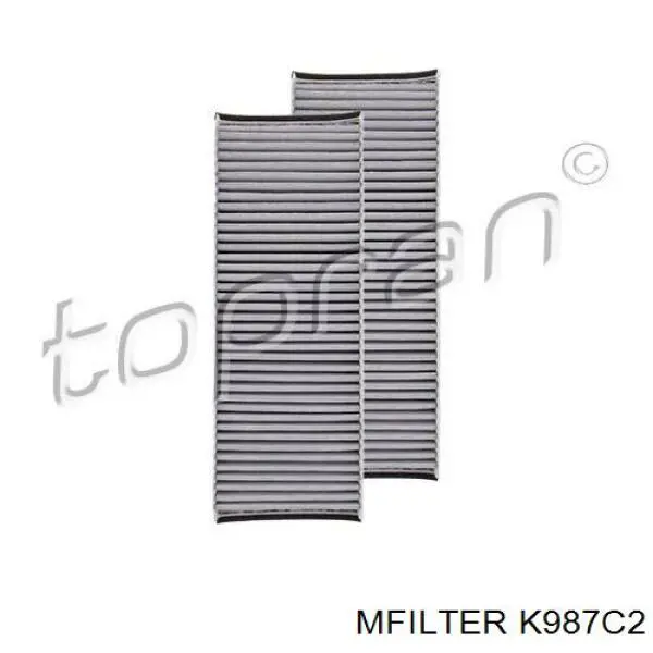 Фильтр воздушный отопителя Mfilter K987C2 цена, от 14.92 USD