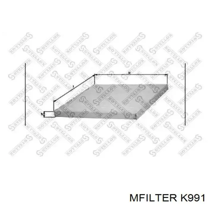Фильтр воздушный отопителя Mfilter K991 цена, от 5.07 USD