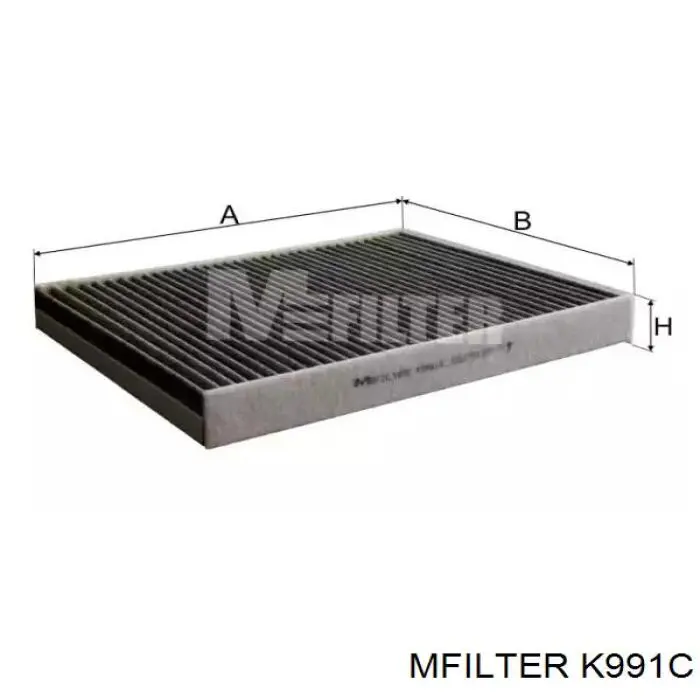 Фильтр салона MFILTER K991C
