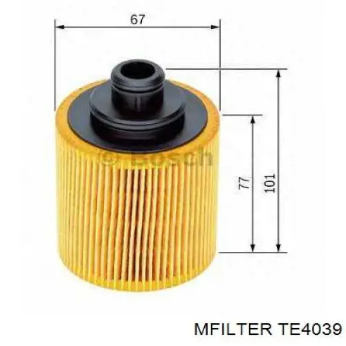 Фильтр очистки масла центробежный Mfilter TE4039 цена, от 6.52 USD