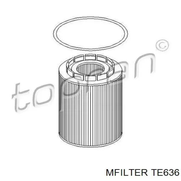 Фильтр очистки масла центробежный Mfilter TE636 цена, от 6.86 USD
