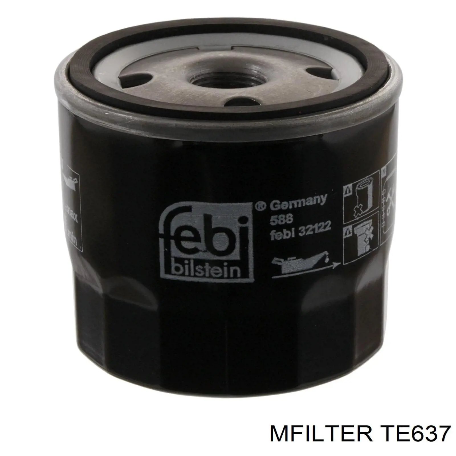 Фильтр очистки масла центробежный Mfilter TE637 цена, от 4.22 USD