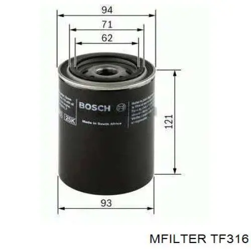 TF316 Mfilter масляный фильтр