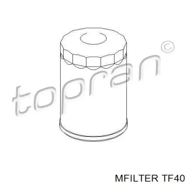 Фильтр очистки масла центробежный Mfilter TF40 цена, от 4.26 USD