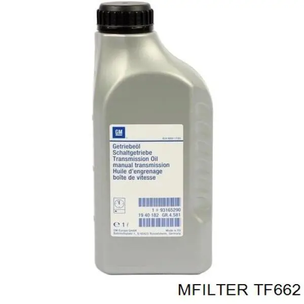 Масляный фильтр TF662 Mfilter