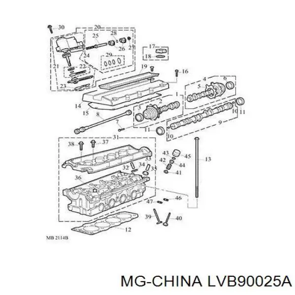 Прокладка ГБЦ MG LVB90025A цена, от 17.80 USD