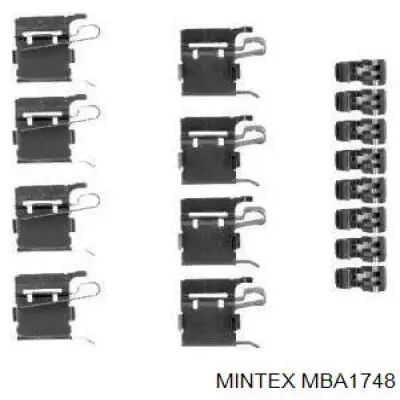 MBA1748 Mintex комплект пружинок крепления дисковых колодок передних
