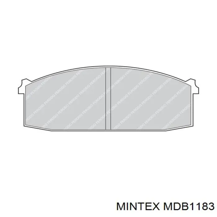 Колодки Mintex MDB1183 цена, от 16.78 USD