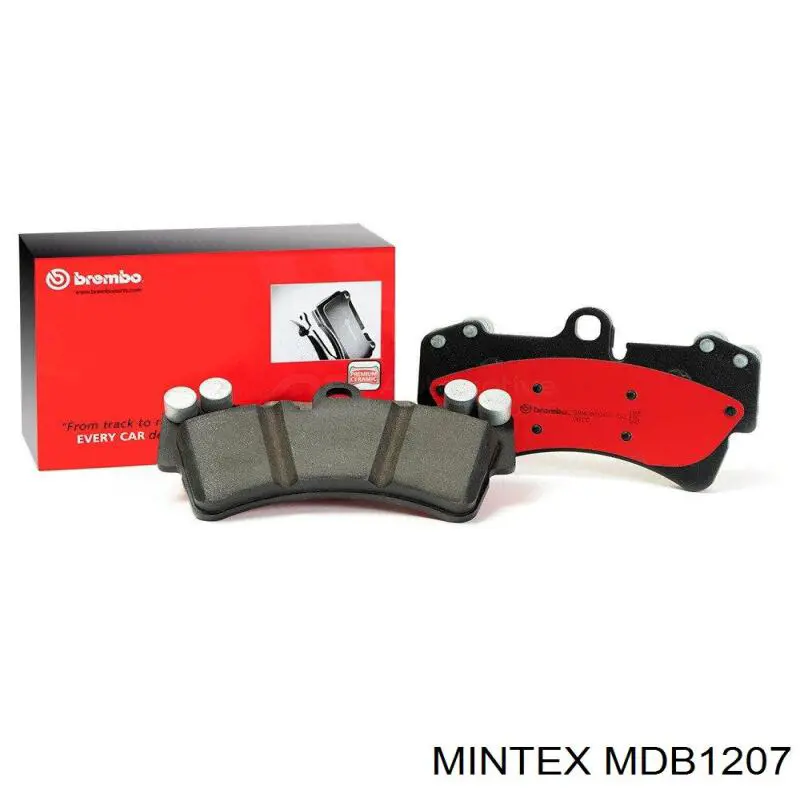 MDB1207 Mintex колодки тормозные передние дисковые