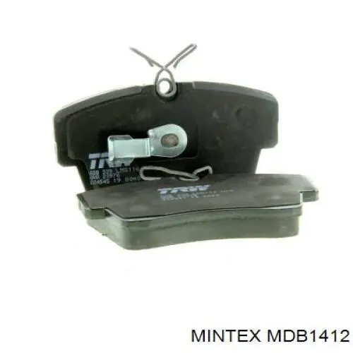 Купить MDB1412 Mintex Колодки тормозные