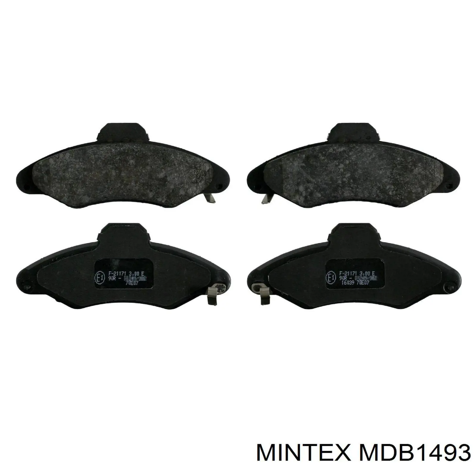 MDB1493 Mintex передние тормозные колодки