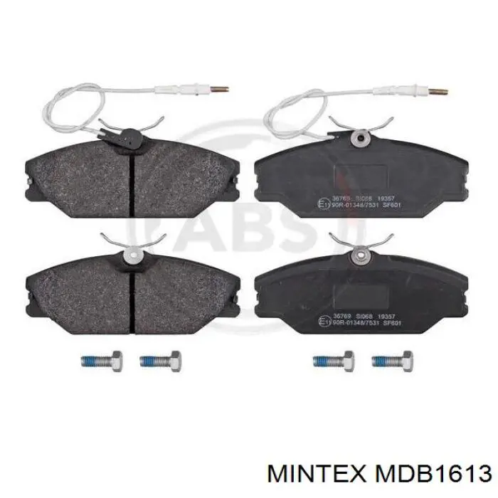 Купить MDB1613 Mintex Колодки тормозные