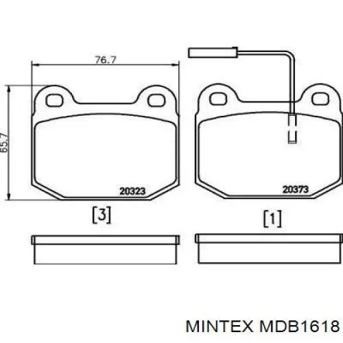  MDB1618 Mintex