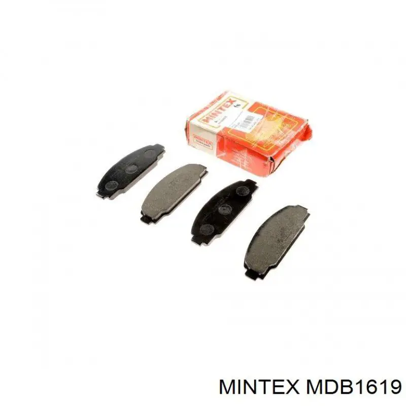 Колодки гальмівні передні, дискові MDB1619 Mintex