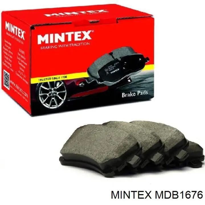 MDB1676 Mintex колодки тормозные передние дисковые