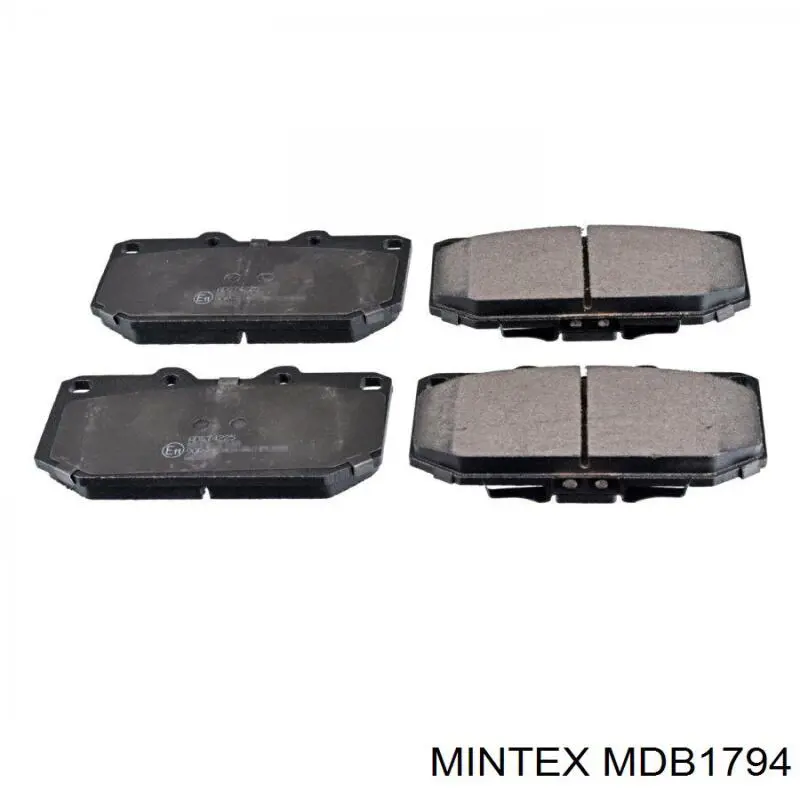 Передние тормозные колодки MDB1794 Mintex